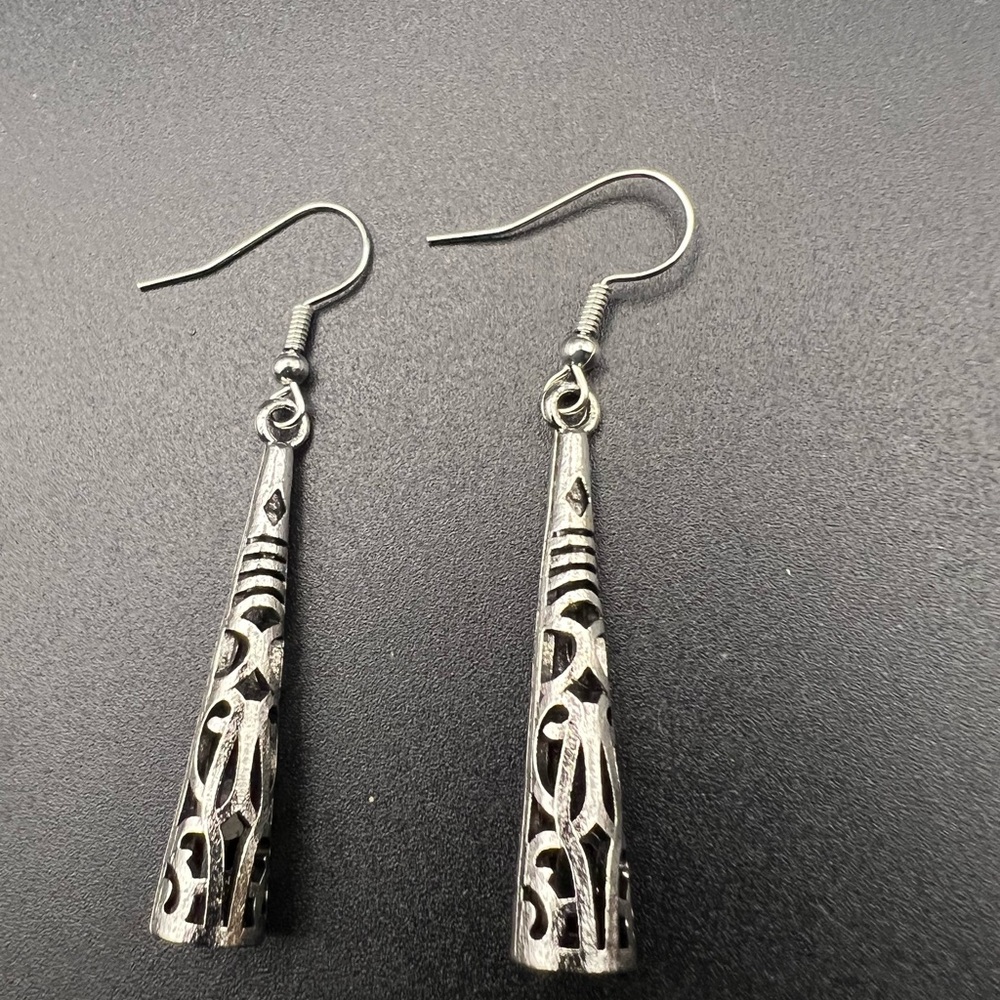 Elegant Silver Dangle Earrings
